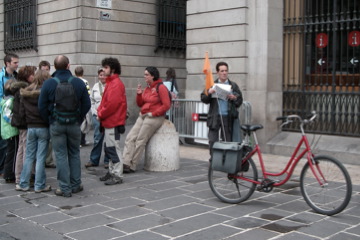 una bici roja